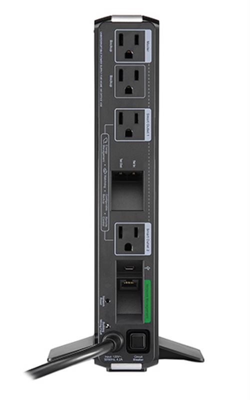 All four outlets on the BG500 provide surge protection.
