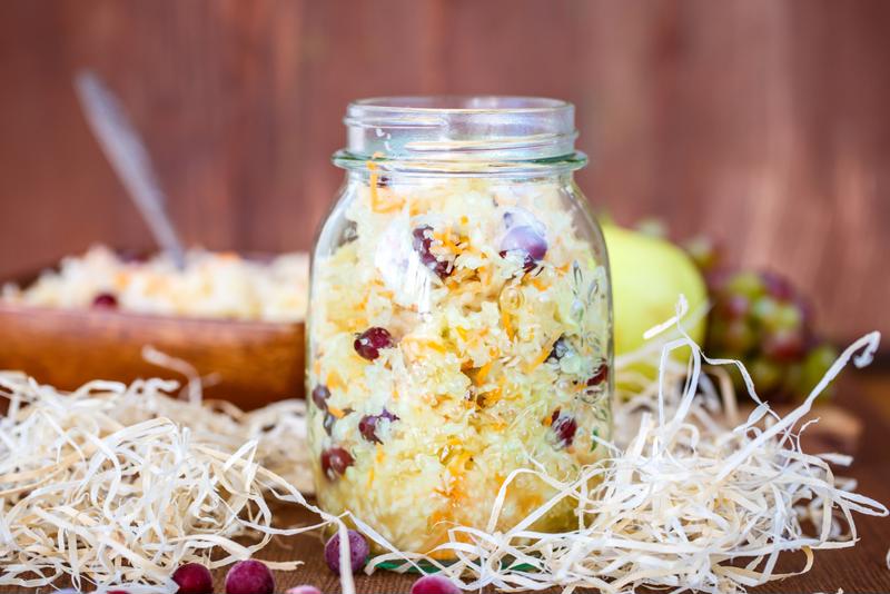 Did you know that 1/4 teaspoon of sauerkraut has 40 million colonizing units of beneficial bacteria?