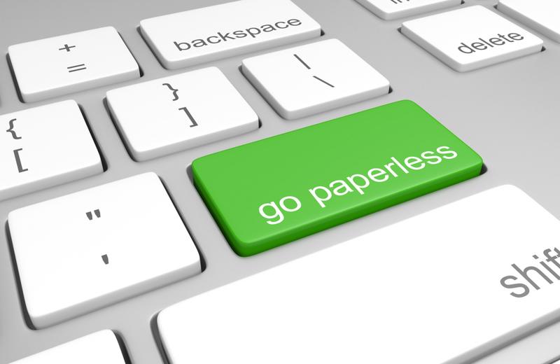 More schools are working toward paperless environments.
